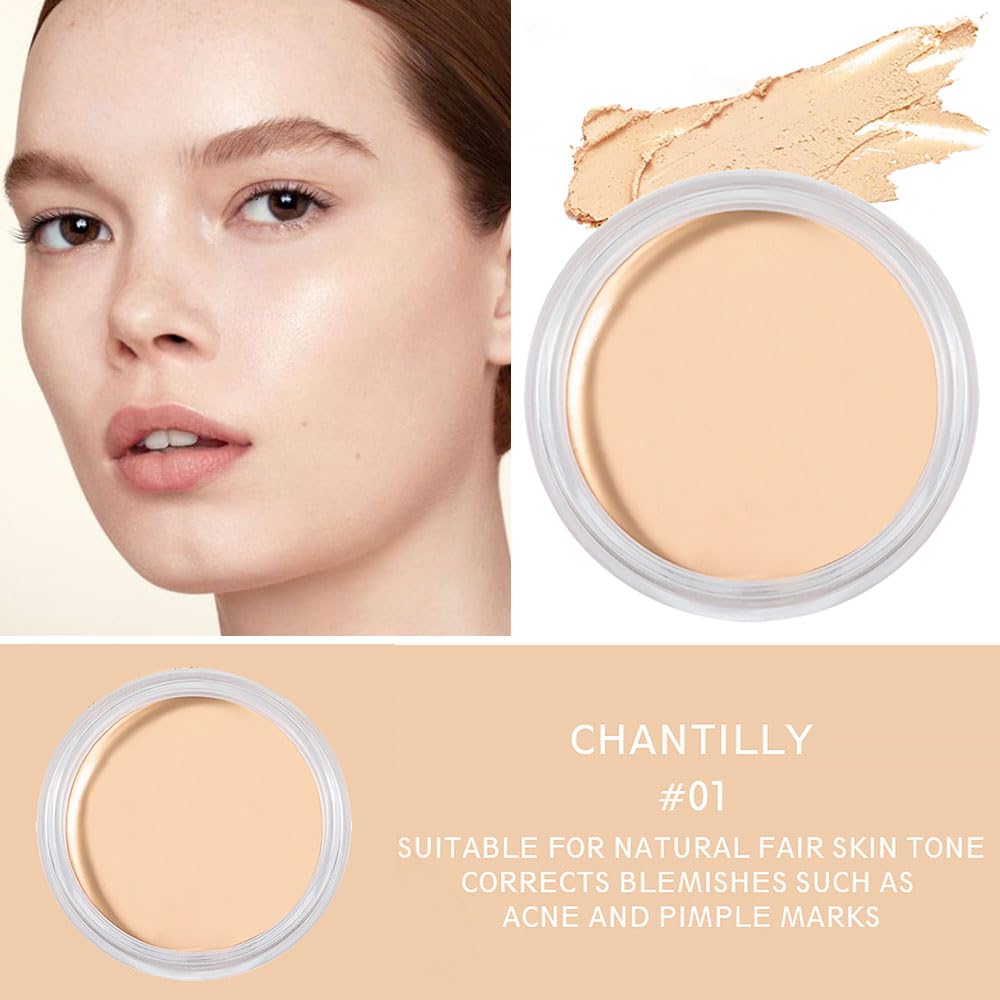 Kaely concealer brush applying makeup with precise blemish concealment.