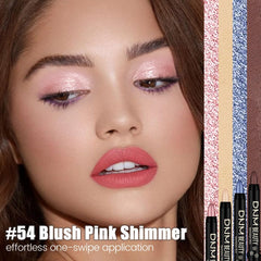 Kaely Cream Eye Shadow Stick close-up highlights silky texture and luminous pink shimmer.