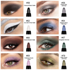 Kaely cream eye shadow sticks swatches on skin showing color payoff.