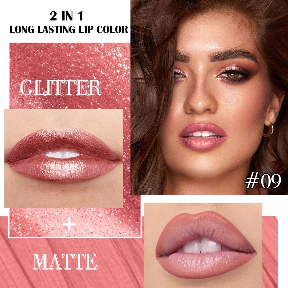 Kaely delineador labios metalico rosa para definir contornos precisos