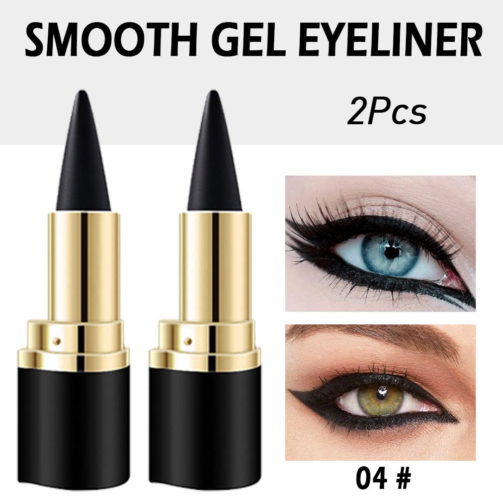 Delineador líquido impermeable Kaely, para ojos, larga duración y resistencia al agua.
