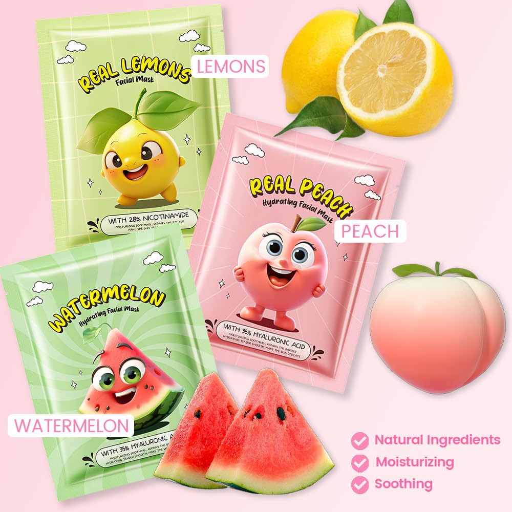 Kaely mango facial mask sheet boosts radiance and moisture