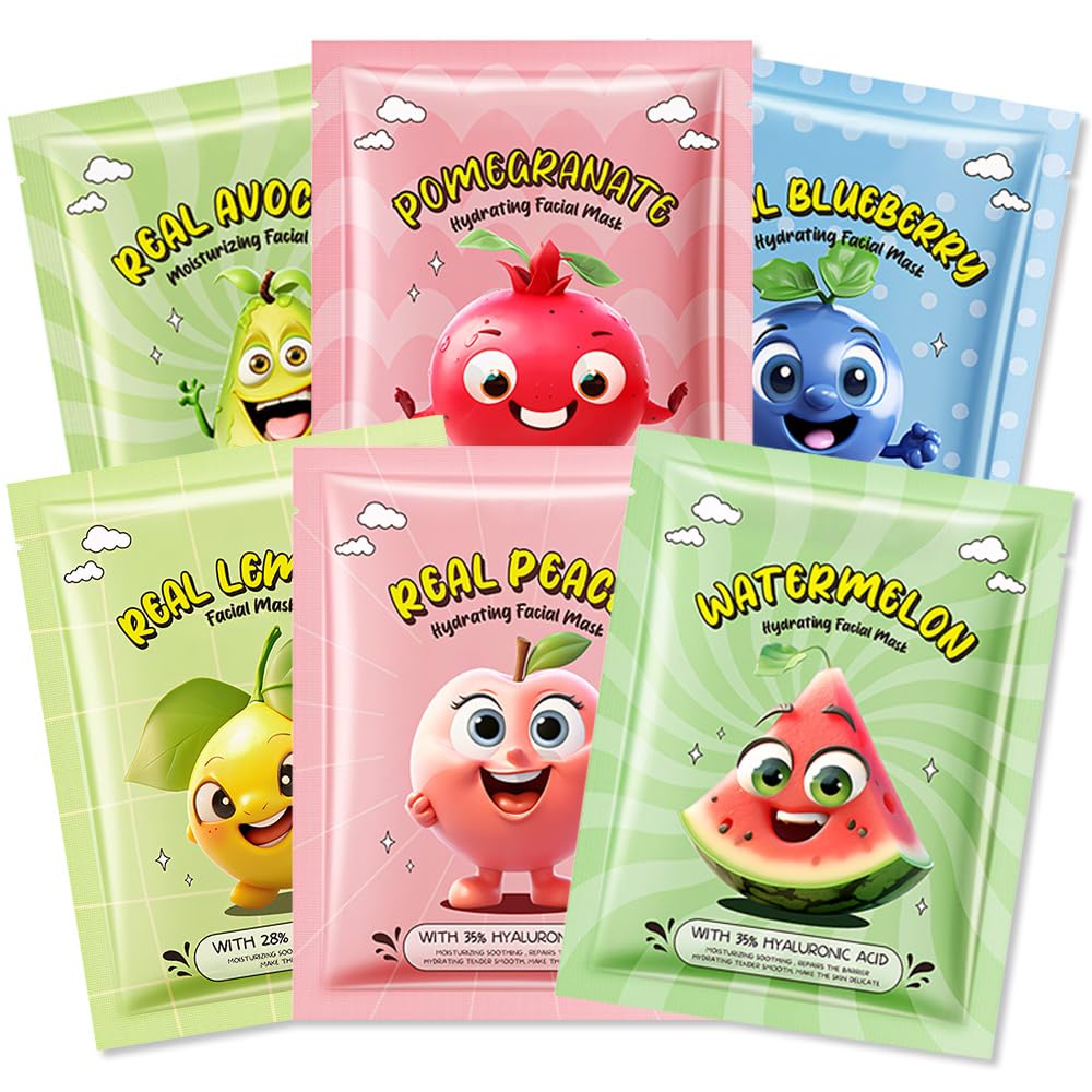 Kaely pineapple facial mask sheet delivers refreshing hydration for glowing skin