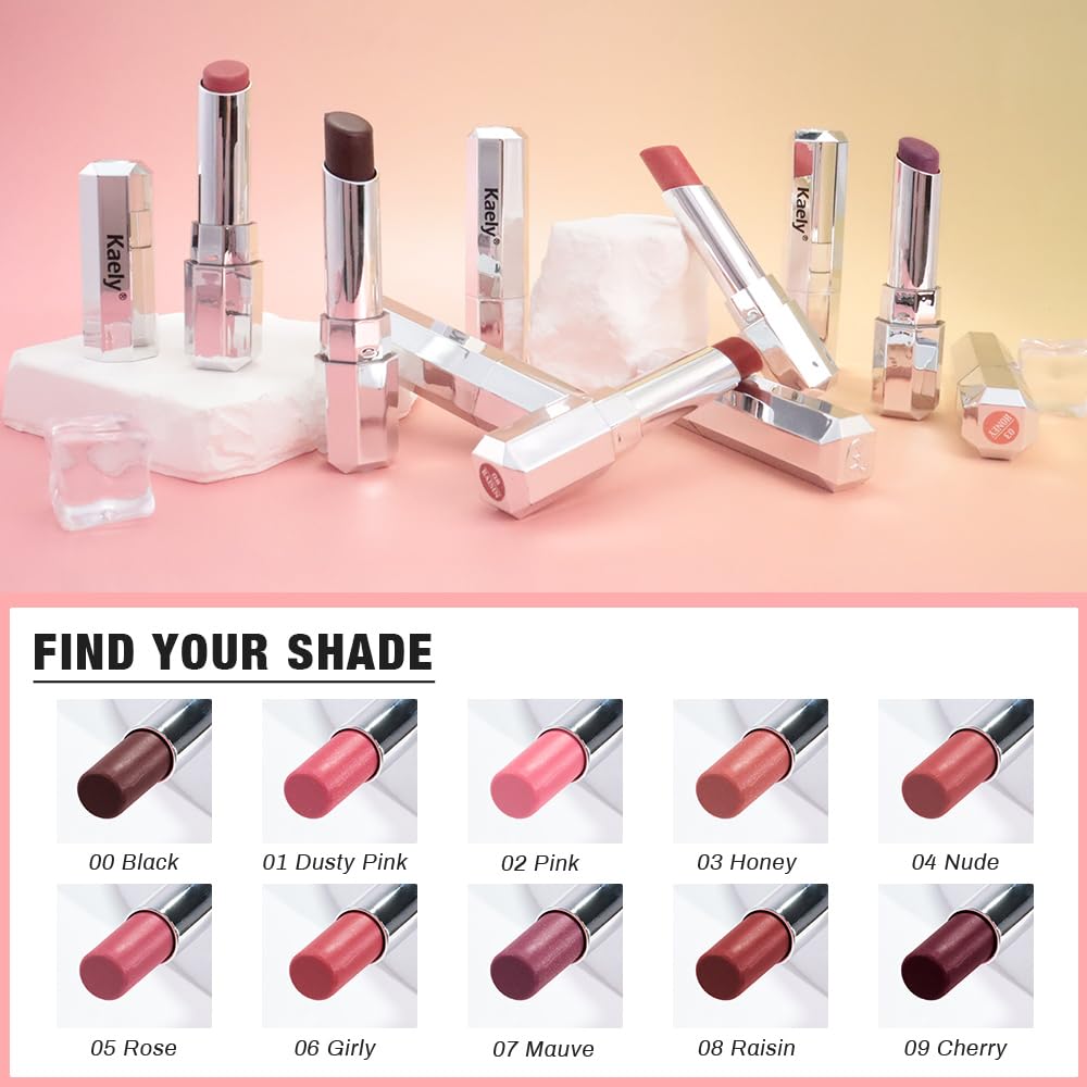 Kaely Mauve Honey Lipstick provides moisture and shine for daily wear.