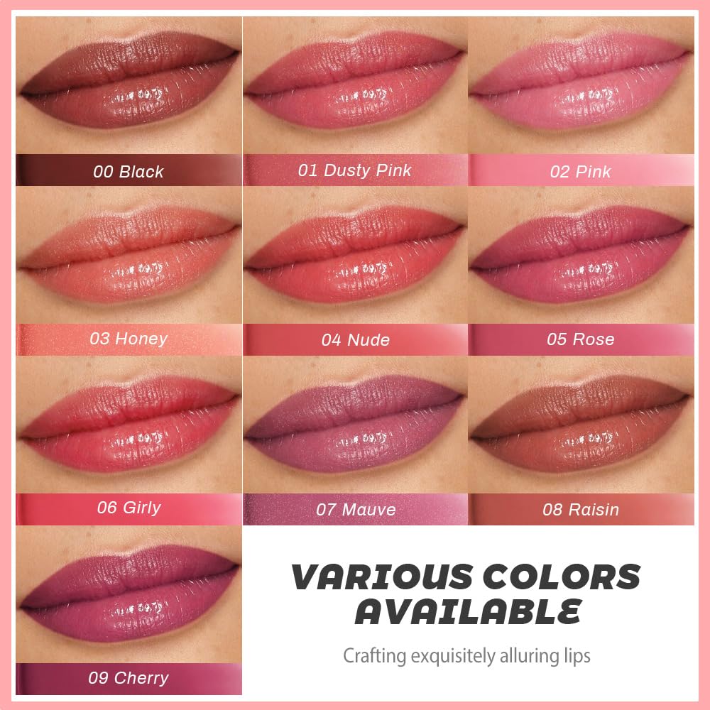 Kaely Mauve Honey Lipstick worn alone for natural look.