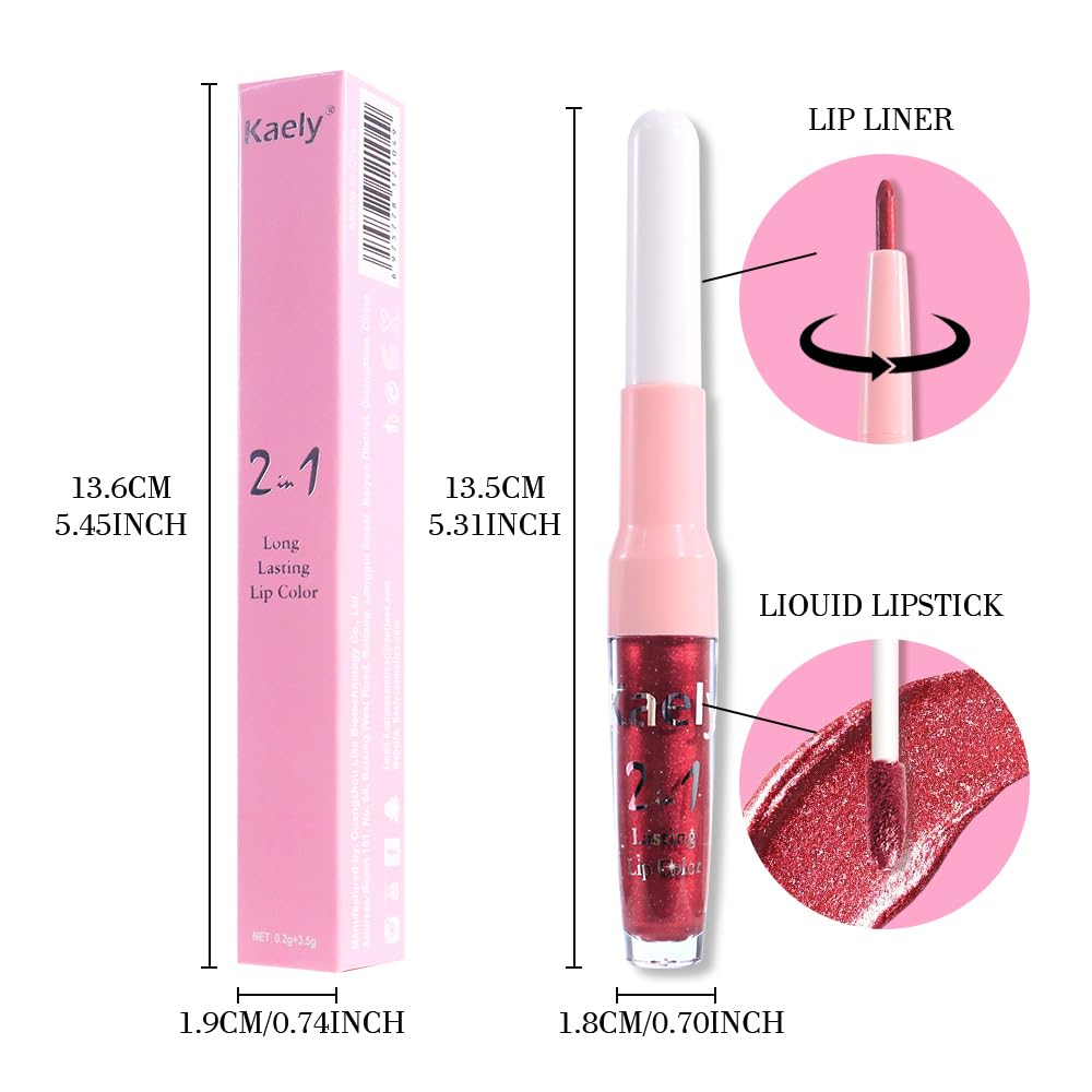 Kaely presentación de regalo de maquillaje de labios