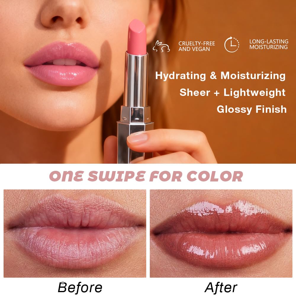 Kaely Raisin Honey Lipstick Tint 08 closeup texture emphasizing smooth, non-sticky glide