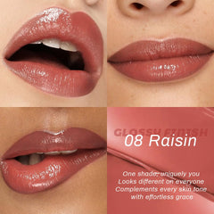 Kaely Raisin Honey Lipstick Tint 08 glossy finish for a sheer shine