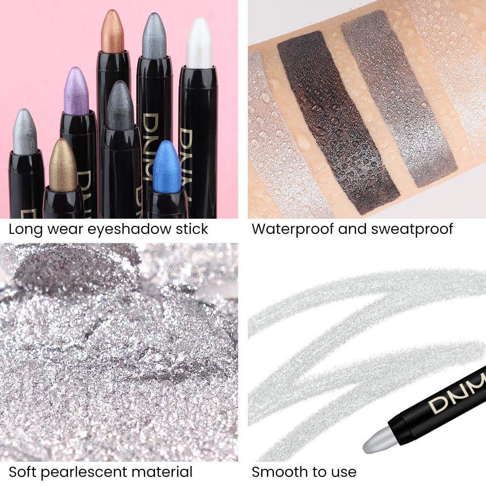 Kaely smoky eye stick Silver adds luminous highlight and subtle shimmer