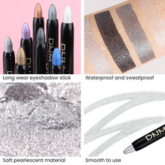 Kaely smoky eye stick Silver adds luminous highlight and subtle shimmer