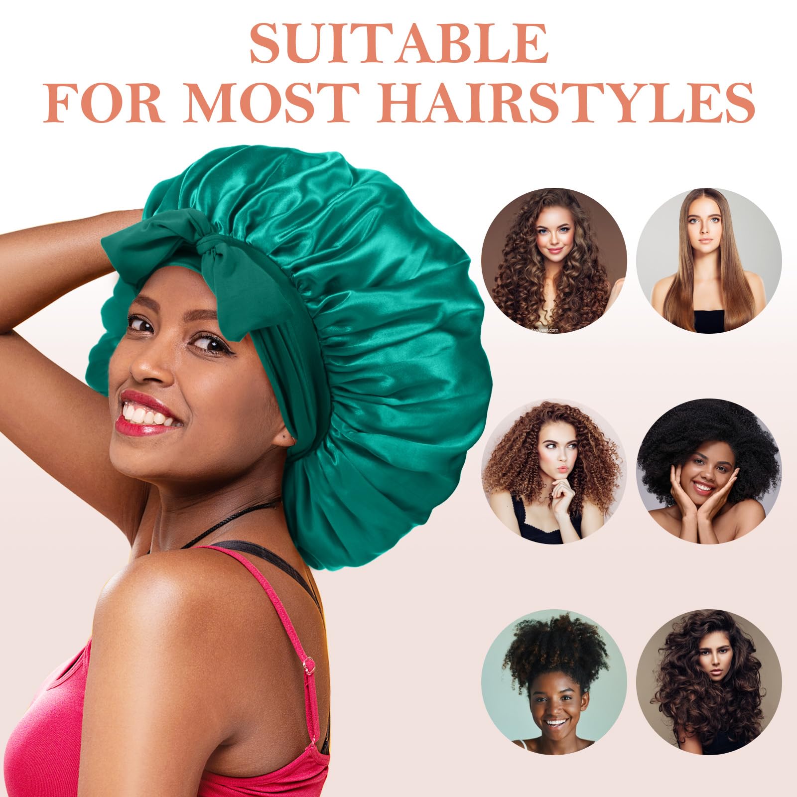 Bonete de Kafteri brillo e hidratación conserva la humedad natural del cabello