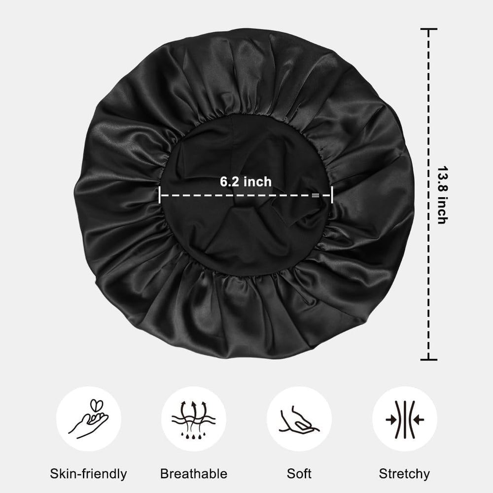 Gorro satinado Kafteri para uso diario, reduce el encrespamiento nocturno