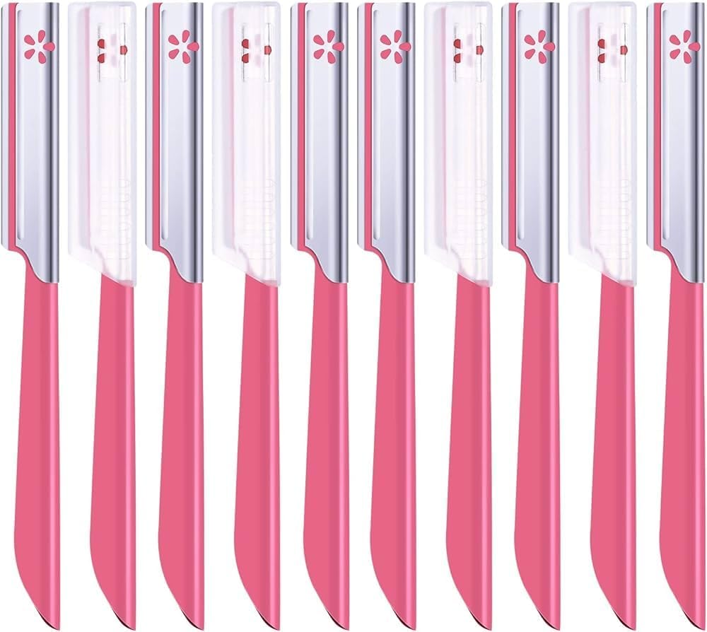 Kai Beauty-M 10-razor set shown for convenient replacement and grooming.