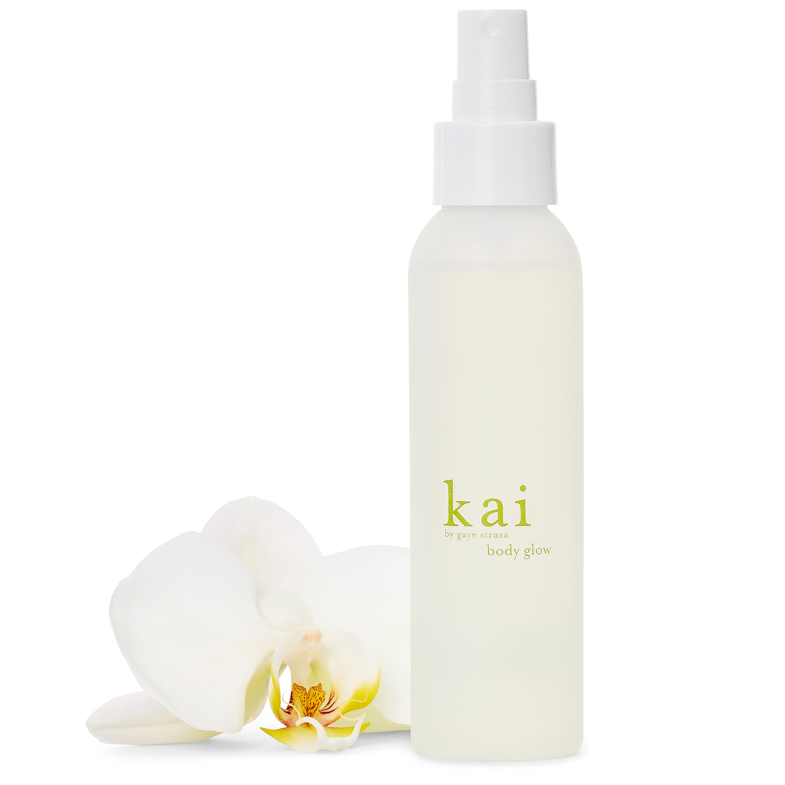 Kai Body Glow dry oil bottle pour demonstrates quick absorption and radiant skin