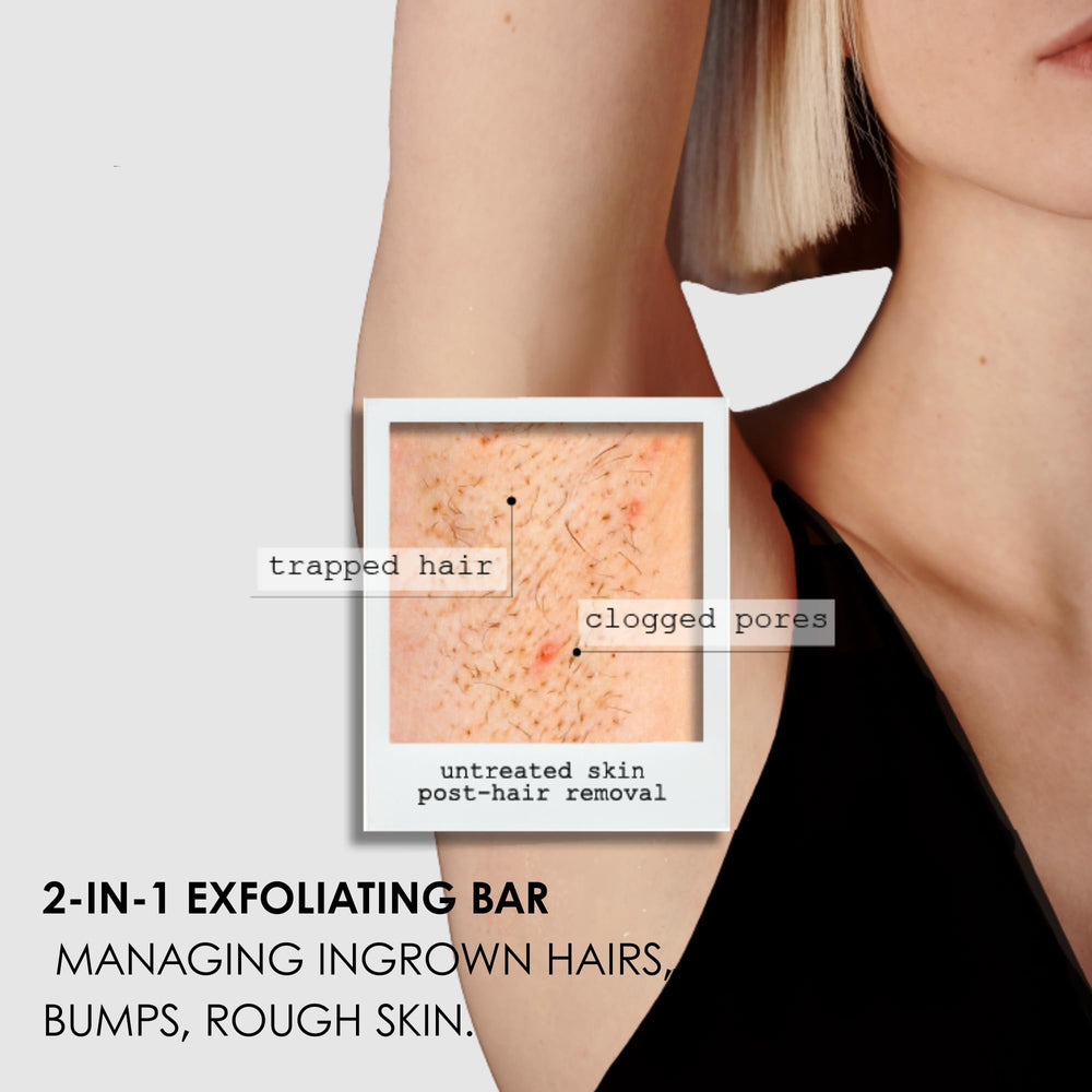 Kaia Naturals Takesumi Bright Bar en zonas sensibles para menor irritación
