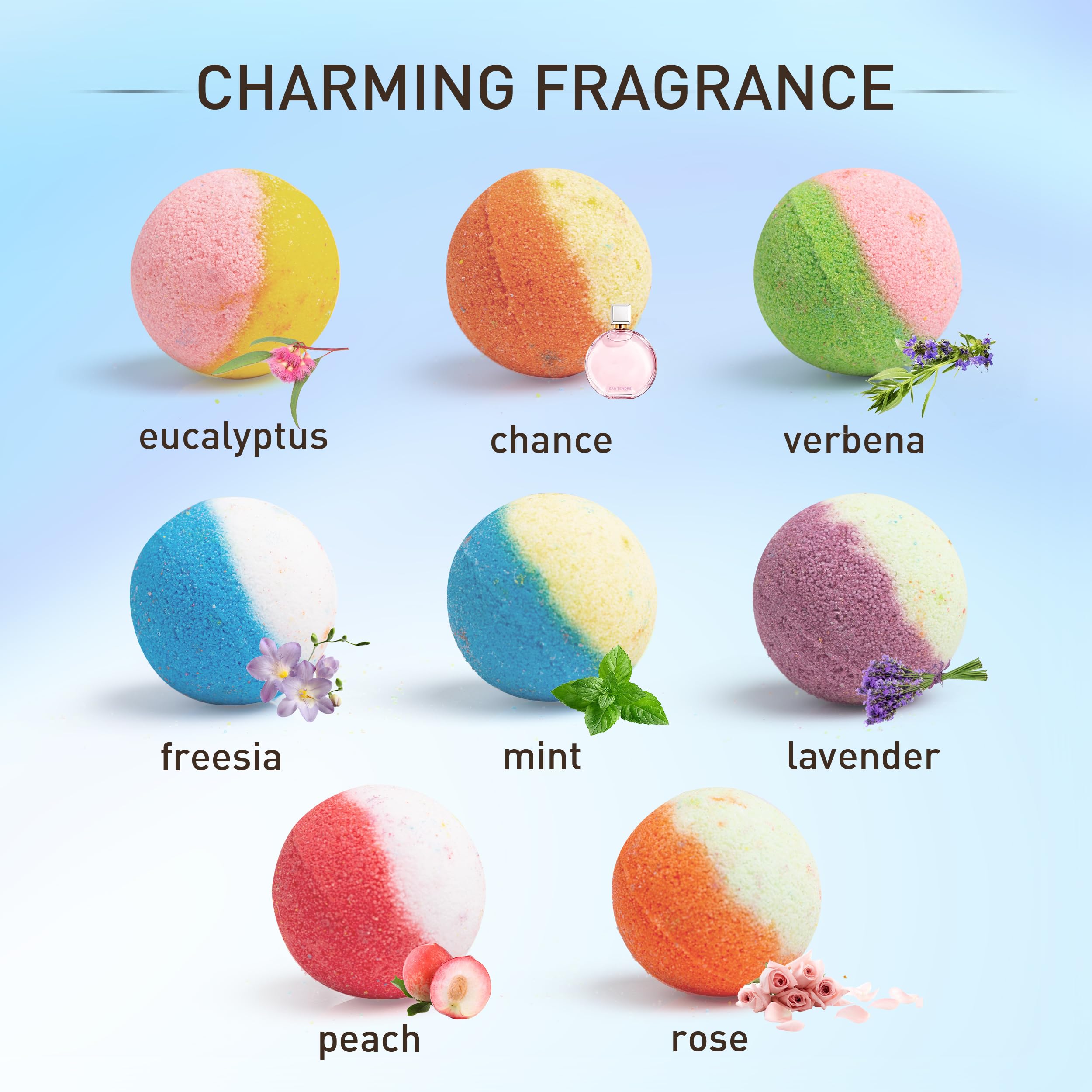 Kainga Recka bath bombs showcase diverse fragrances for a spa-like bath