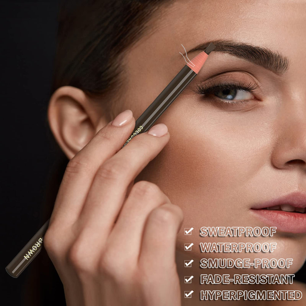 KAIQIKAIXI long-lasting waterproof brow color stays through the day