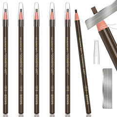 KAIQIKAIXI six-piece brown eyebrow pencil set for natural daily brows
