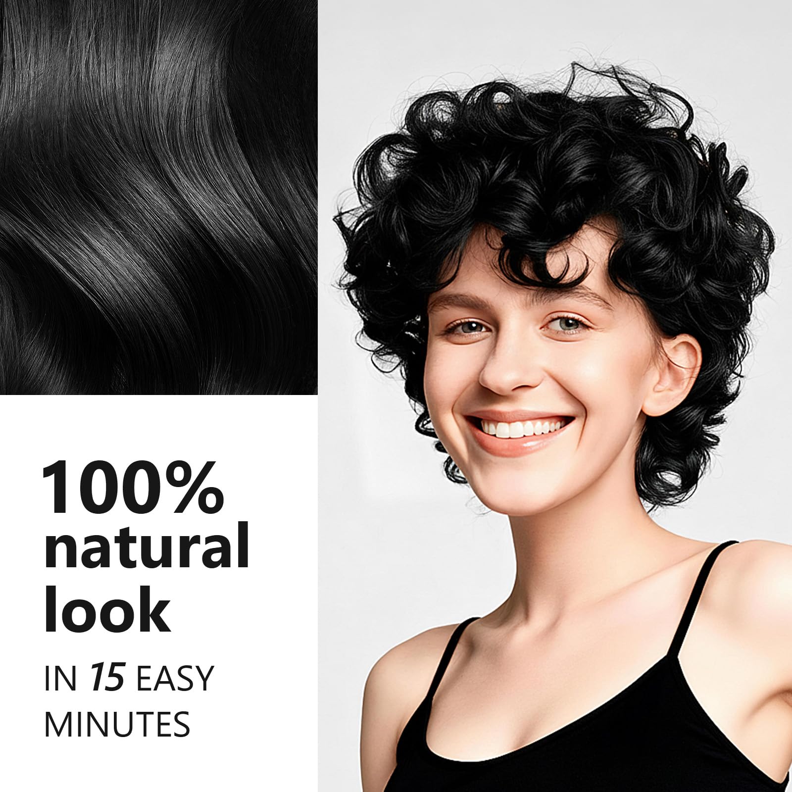 KAISASA resultado tras lavado con brillo y cabello más sano.