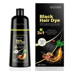 KAISASA champú tinte 3 en 1 envase de 500 ml, práctico para almacenamiento.