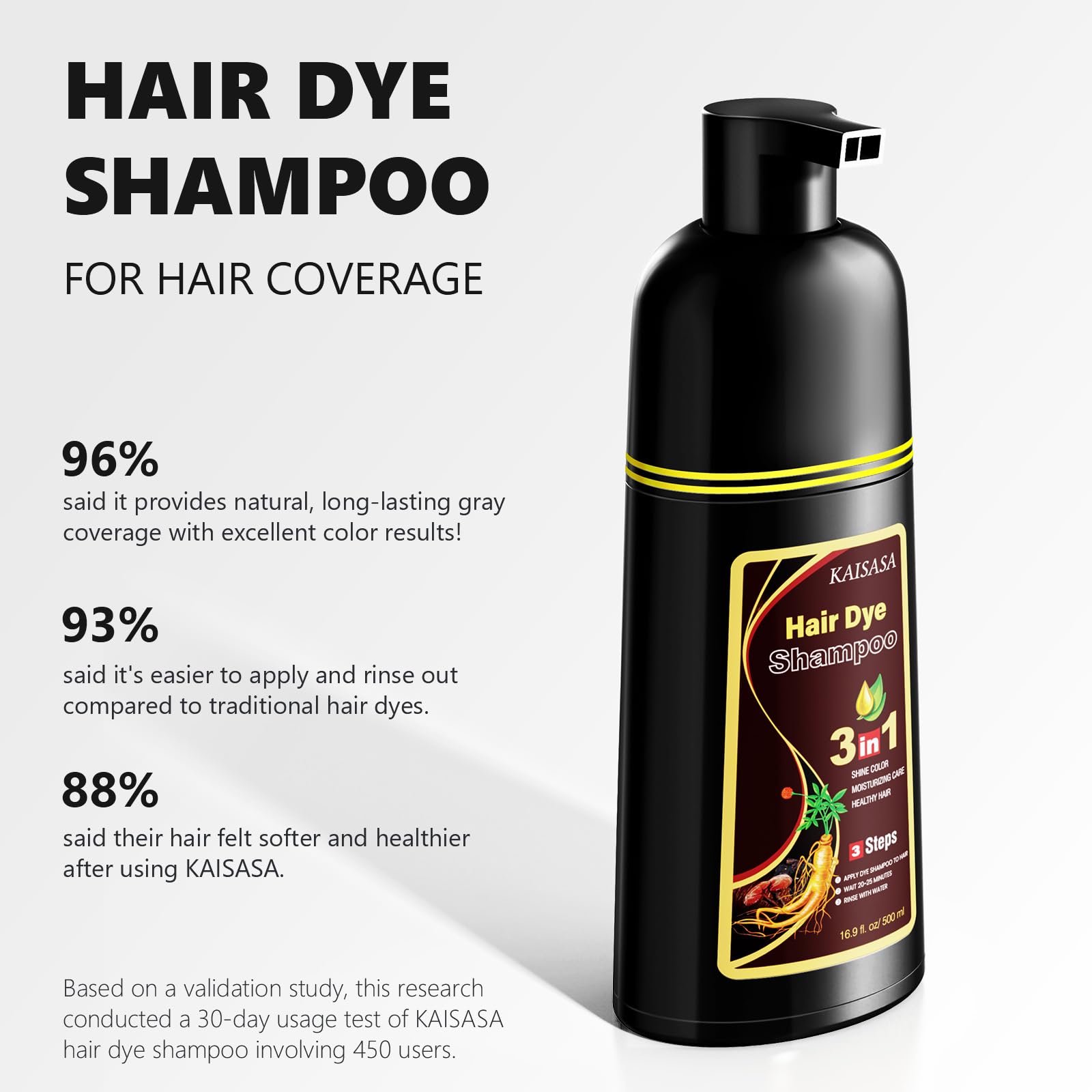 KAISASA-shampoo-tinte cobertura-total-canas para un acabado uniforme