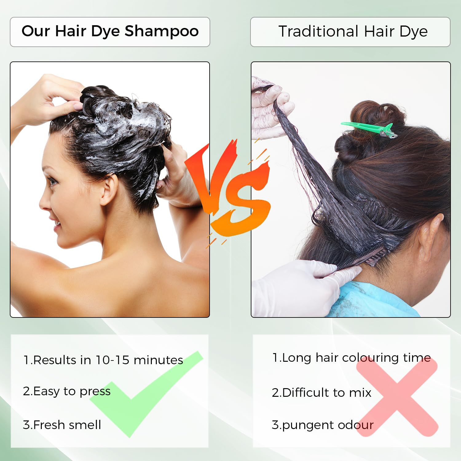 KAISASA colores-multiples: compatible con diferentes texturas y longitud de cabello