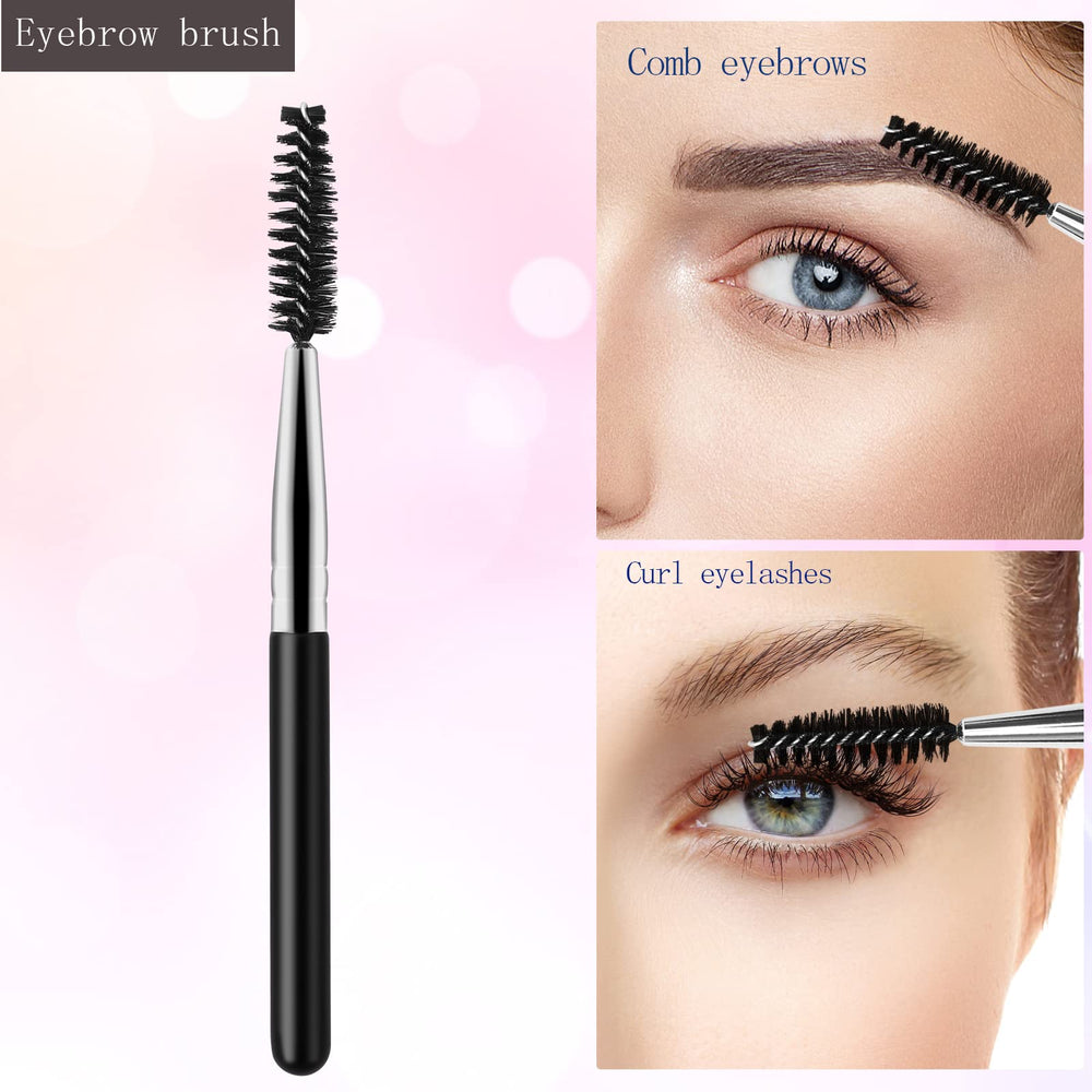 KAJUDA eyebrow brush for neat lashes and natural brow roots.