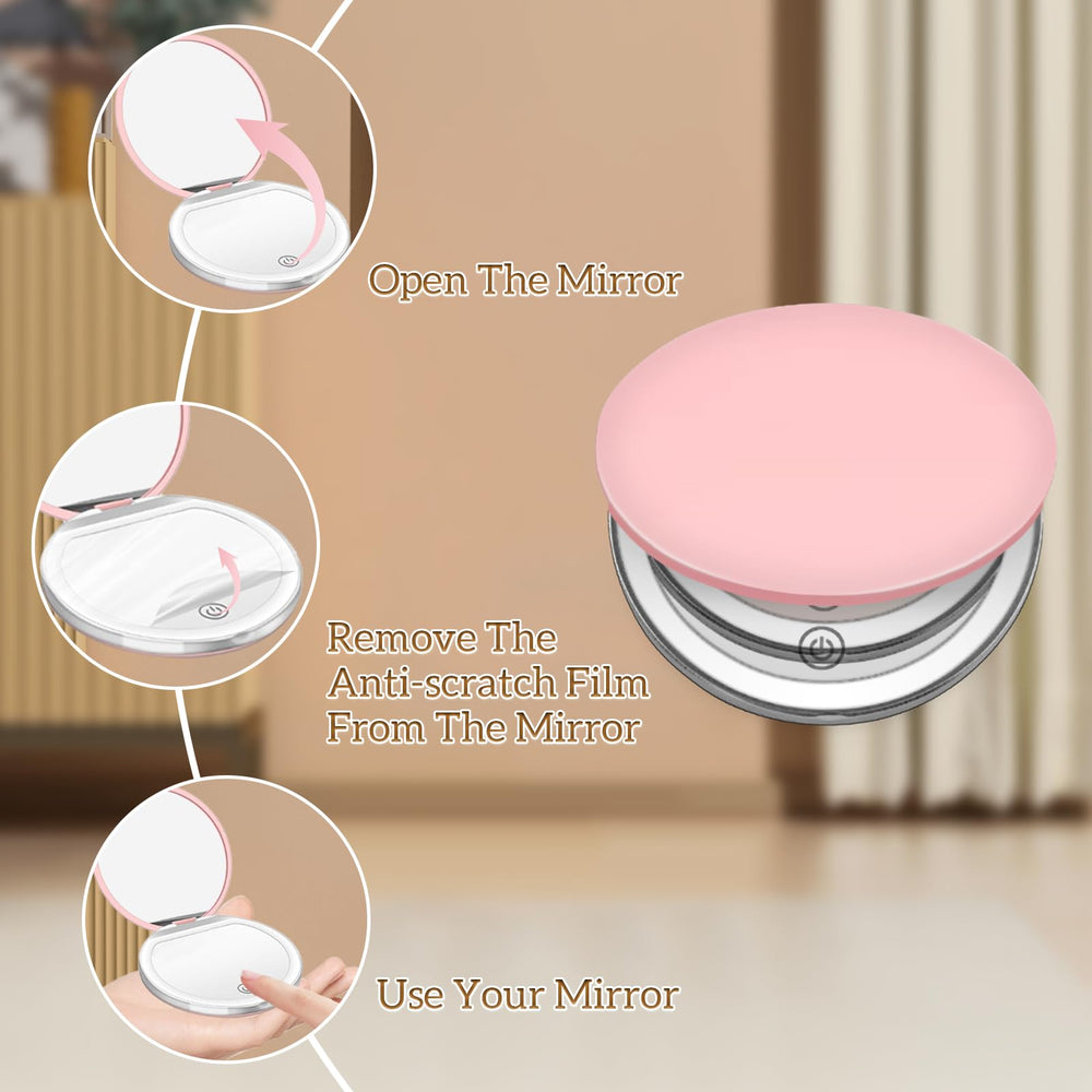 Kakuje mirror with 1x and 3x magnification for detail.