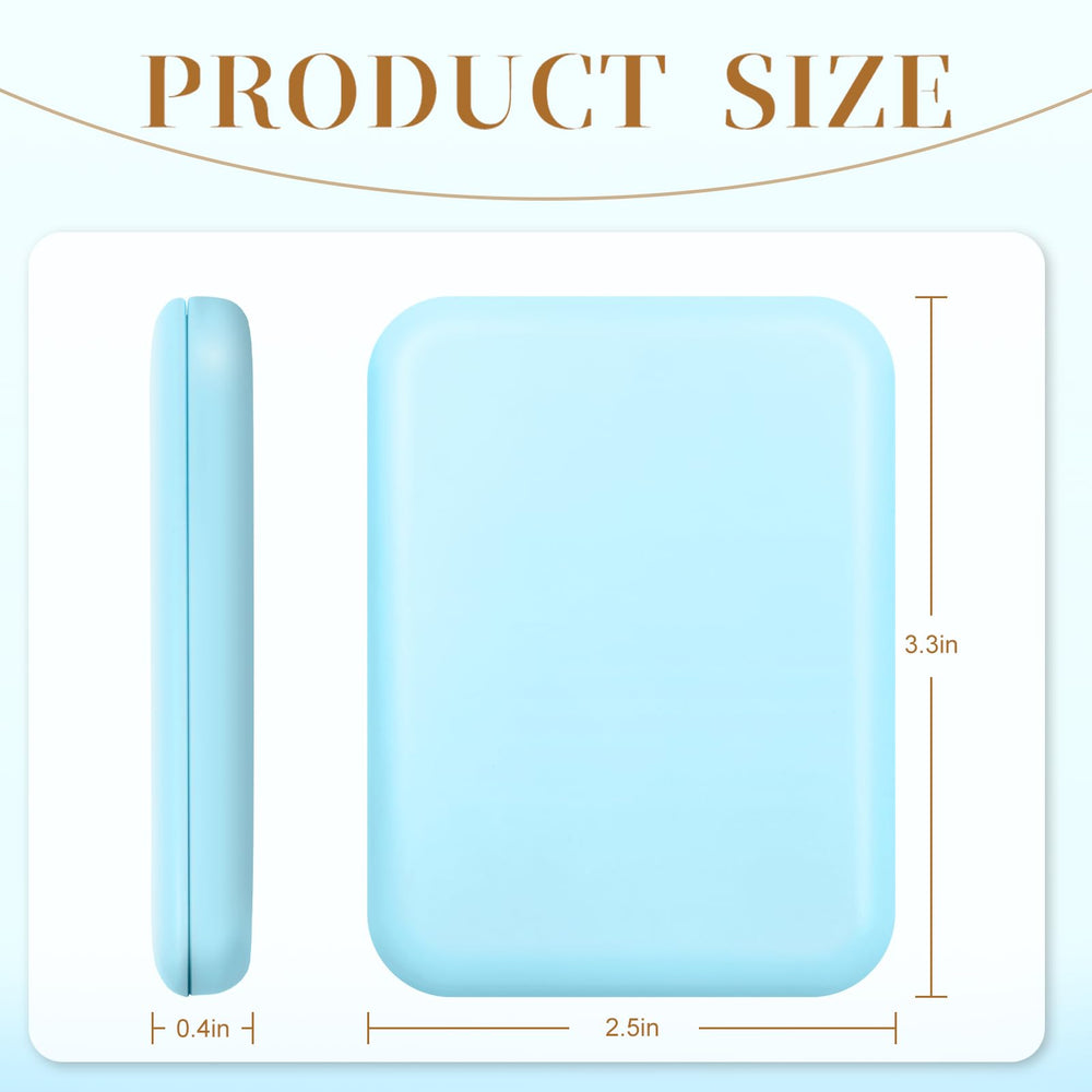 Kakuje blue gift-ready compact mirror, ideal for special occasions.