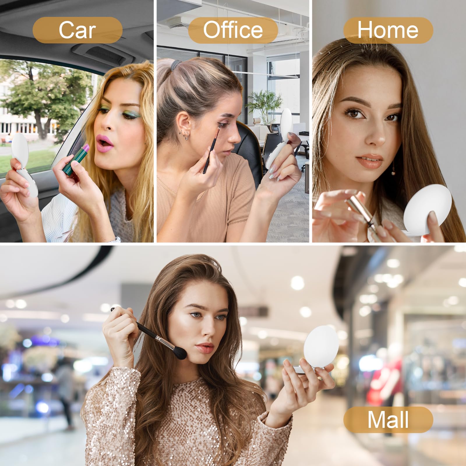 Kakuje mirror highlights fine details with 1x and 3x magnification.