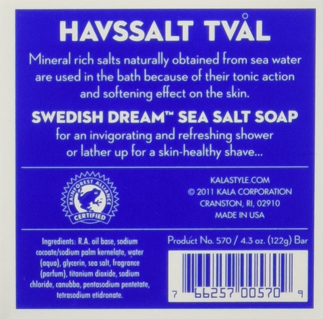 Kala Swedish Dream Sea Salt Soap Set stacked bars for a skin-softening routine