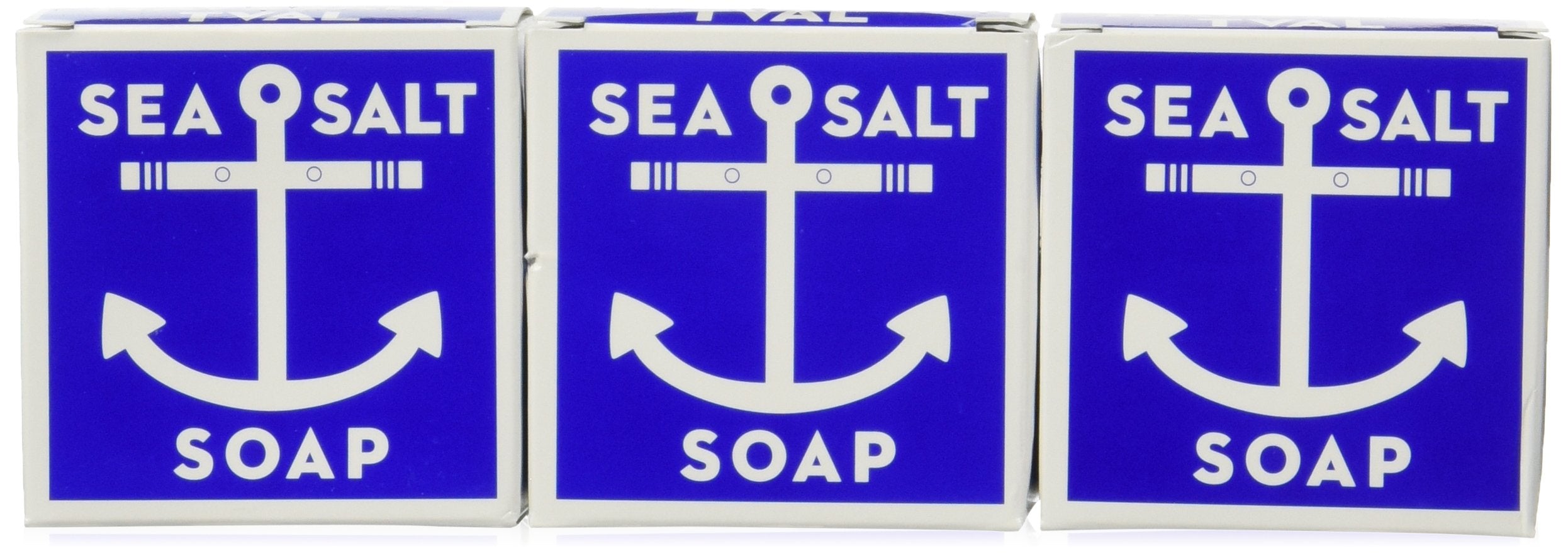 Kala Swedish Dream Sea Salt Soap Set front view with three bars for an invigorating shower