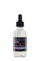 KALEIDOSCOPE MIRACLE DROPS extra strength bottle delivering a cooling scalp experience
