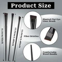 KALIONE angled eyebrow brush for precise brow shaping and definition.