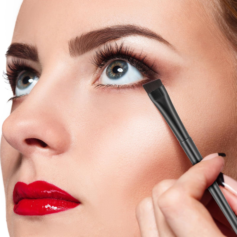 KALIONE beginner-friendly brushes help master precise brow and eyeliner techniques.