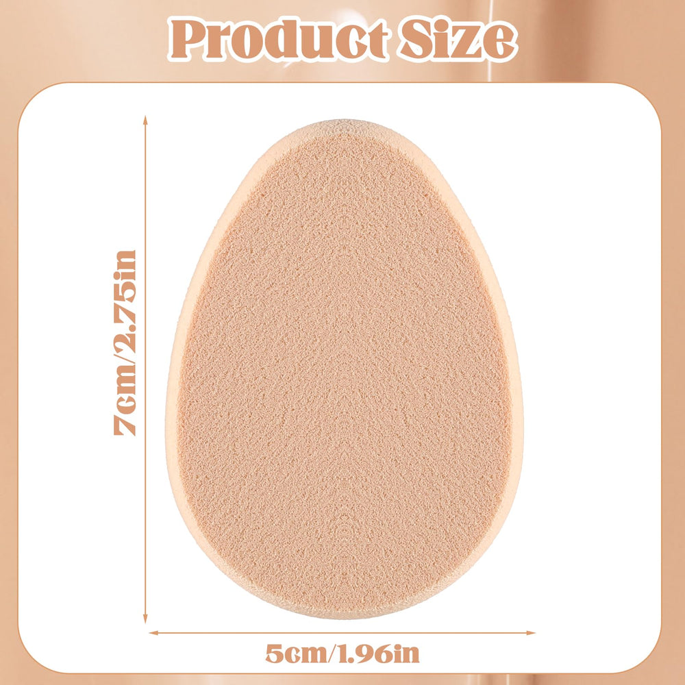 KALIONE flat makeup sponge beige reach-precision for contour and even foundation blending