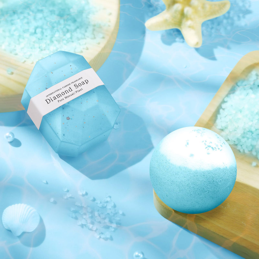 Kalokey diamond soap offering gentle cleansing and pampering.