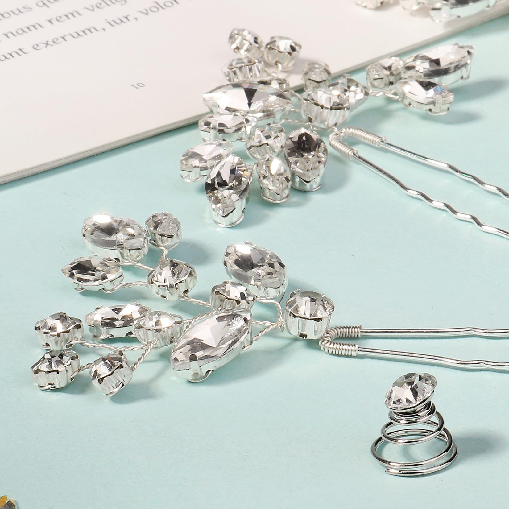 Kalolia-accesorios-pelo-boda-cristal destellos discretos para la ceremonia.
