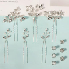 Kalolia-broches-cabello-novia-perla añade brillo y elegancia al peinado.