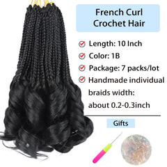 Pre-looped Kaluli crochet braids save installation time