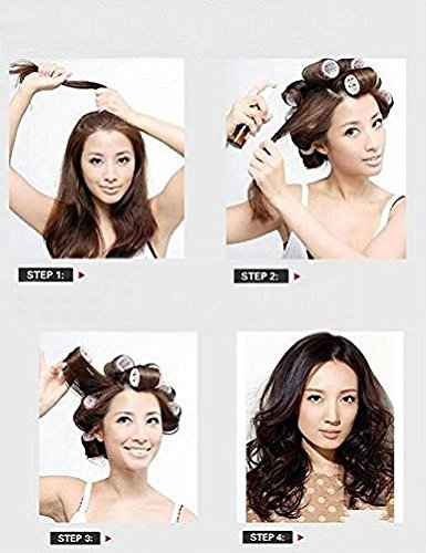 Kamay's hair rollers self-grip holding in place without pins for quick results