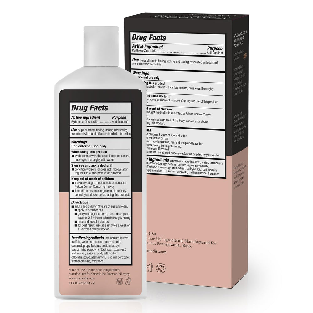 Creamy foam lather from KAMEDIS Beard Wash for even cleansing
