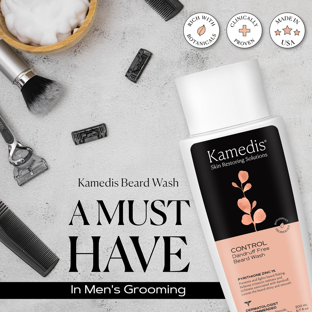 Clean bottle on shelf with dye and paraben free statement