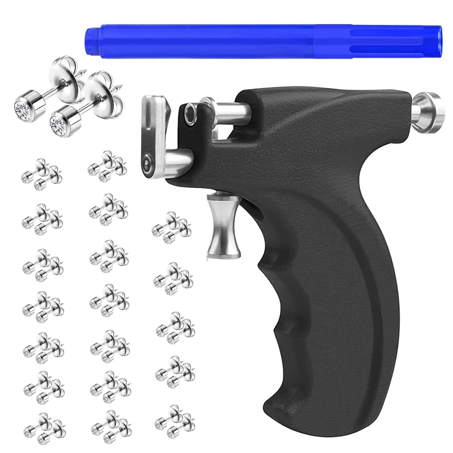 Kamija pistola de perforación para oreja profesional, ideal para sesiones en salón.