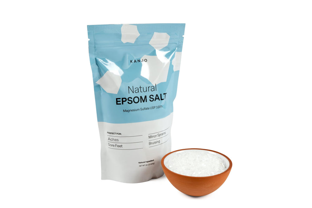 Kanjo Sal Epsom Natural, baño relajante, spa en casa.