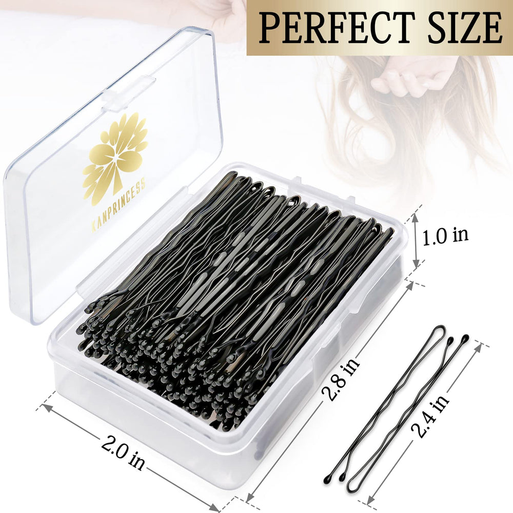 KANPRINCESS Bobby pins with durable metal for long-lasting hold