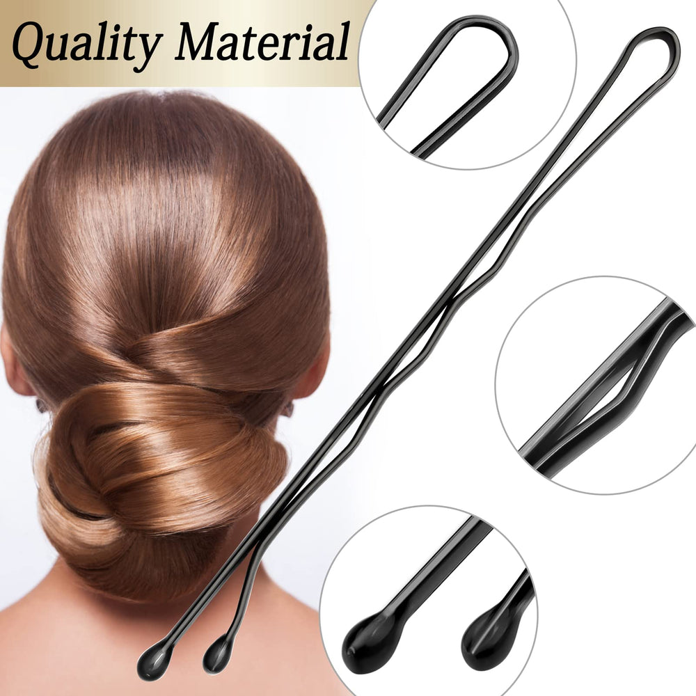 KANPRINCESS secure-hold pins keep hair in place through activity.