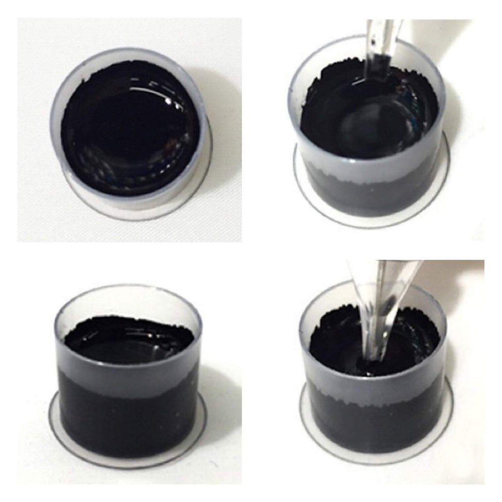 KANSPHY self-standing ink caps sit steady on flat surfaces for easy setup.