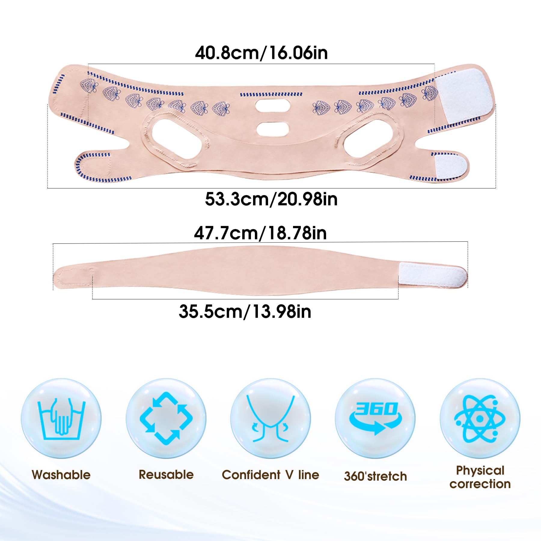 Kanuoc Upgrade V Line Mask graphene lining supports blood circulation for a refreshed feel