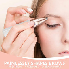 KAPHIO 2-in-1 hair removal device for facial and eyebrow shaping